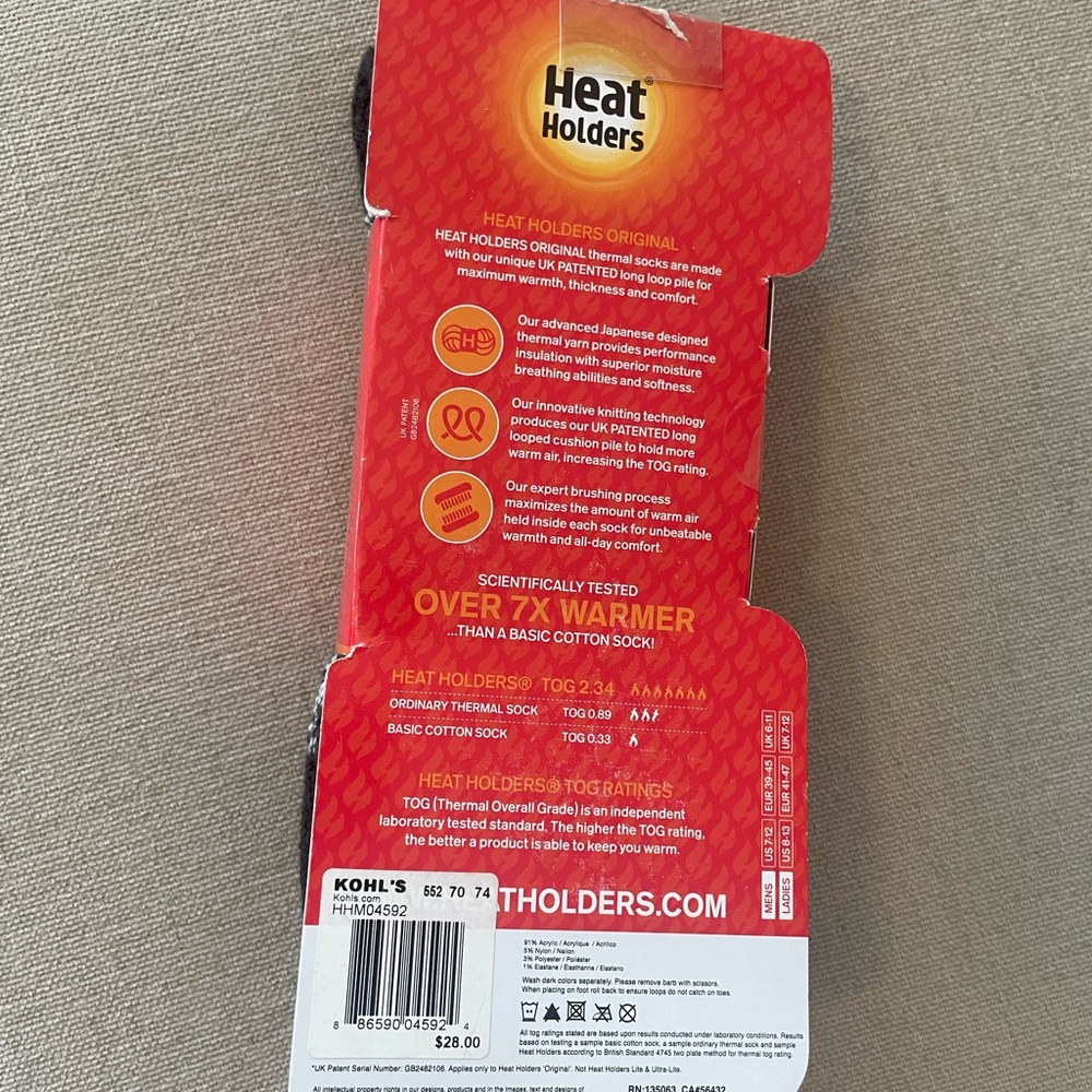 Heat Holders Thermal Socks - Picture 2 of 2